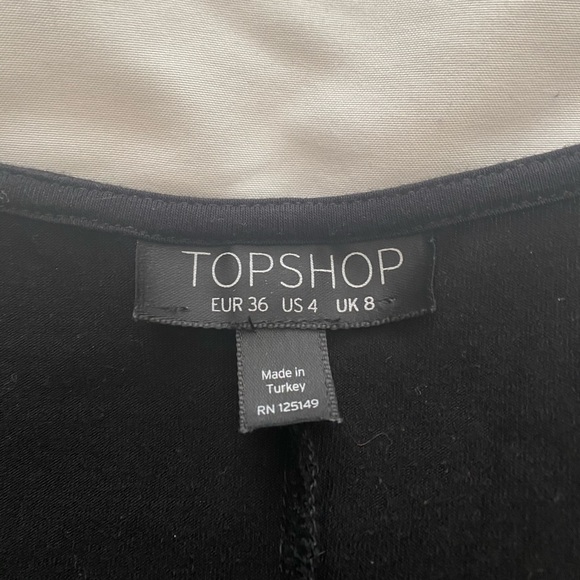 Top Shop black romper size US 4 - Picture 4 of 4